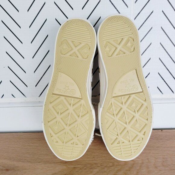 ⭐Converse Chuck Taylor Platform Pearls Lace 9 Women Shoes Party Sneaker A15197C - Picture 7 of 15